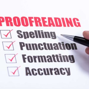 Proofreading Certificate